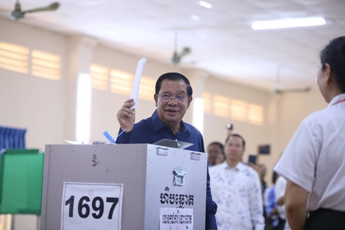 Hơn 80% cử tri Campuchia đi bầu cử nghị sĩ Quốc hội khóa VII